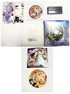 鬼滅の刃 原画展 煉獄杏寿郎 ジオラマ  と  コレクション 缶バッジ 第6弾