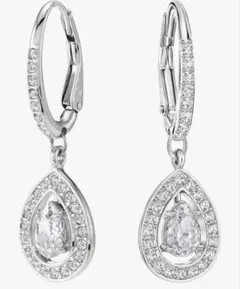 【売約済】Swarovski スワロフスキー ドロップ型 ピアス 5197458