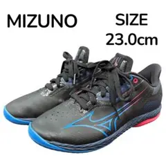 美品 ミズノ MIZUNO ウェーブドライブ Neo3 卓球 シューズ 23cm