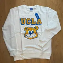 新品タグ付き☆M　UCLA トレーナー ホワイト 白 スウェット メンズ
