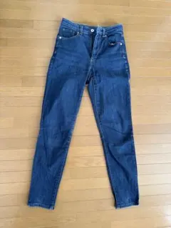 GU スキニーデニム M ダークブルー