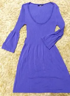 値下げ　ミッシェルクラン　ニットワンピース　38サイズ