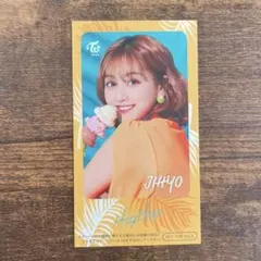 TWICE ジヒョ　ICカードステッカー　happy happy