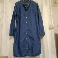 無印良品　 デニムシャツワンピース