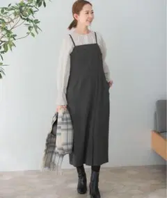 [新品タグ付き]URBAN RESEARCHストレートツイードキャミワンピース