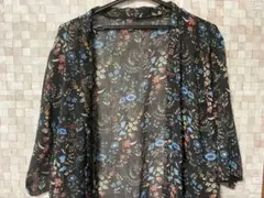 ☆ロングカーディガン 花柄ガウン☆