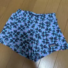 【未使用】パタゴニア キッズ　花柄 半ズボン XS