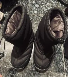 EIDER 黒 中綿ブーツ スノーブーツUS3(22)