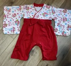 ベビー袴ロンパース