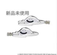 ば*そ様 しまむら ドラクエ はぐれメタルのヘアクリップ 2P メタリックバージ