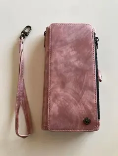 ✨iPhone 14pro maxケース 手帳型 ストラップ付き 多機能