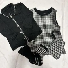 COMME CA DU MODE チェック柄 ワンピースセットのサムネイル
