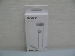 ●SONY　ワイヤレスステレオヘッドセット　WI-C100　ホワイトのサムネイル