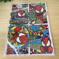 スパイダーマン クリアファイル＆メモセット　ユニバーサルスタジオジャパンのサムネイル