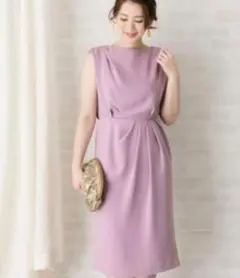 URBAN RESEARCH ROSSOアシメタックドレープワンピース【未使用】