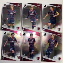 Topps Chrome Jリーグ 鹿島アントラーズ 6枚セット