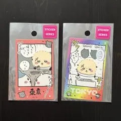 ちいかわ東京みやげステッカーに貼れるサイズのTOKYOステッカー