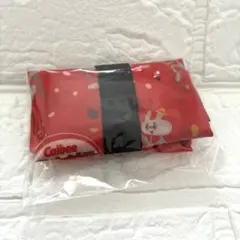 Calbee エコバッグ 折りたたみ レッドのサムネイル
