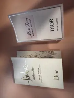 Miss Dior & J'adore サンプルセット