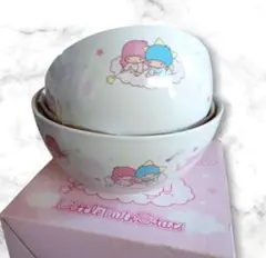 【未使用・希少】リトルツインスターズ セラミックボウルセット 非売品