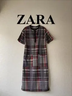 ZARA♡ ザラ チェック トップス チュニック ワンピース ♡
