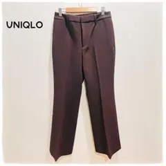 UNIQLO スマートアンクルパンツ Mサイズ ブラウン 2WAYストレッチ