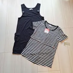 ELFIN DOLL　マタニティ　ワンピース&授乳機能付Tシャツセット　Mサイズ