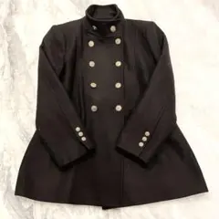 【完売品/稀少XL✨️】ザラ ナポレオンコート MANTECO ダブルブレスト ZARA - ZARA ナポレオンコート ダブルブレスト 金ボタン 美品