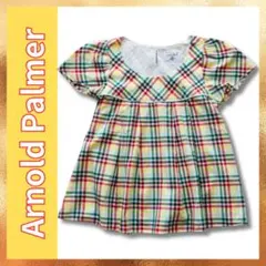 アーノルドパーマー レディース チュニック チェック イエロー レッド グリーン