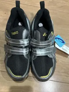 ASICS ランナーミニ　22.0 cm シルバー/ブラック　新品