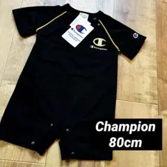 【新品】80 Champion チャンピオン ゴールド 半袖 ロンパース 男の子
