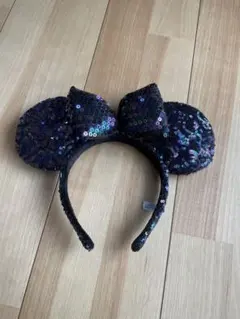 ミニーマウス風スパンコールカチューシャ