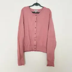 H&M 長袖カーディガン ピンク