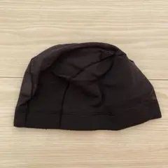 水泳キャップ スイミング 黒色 Lサイズ