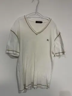BURBERRY BLACK LABEL VネックTシャツ