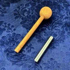 打鍼術 黒檀の木槌と打鍼棒 医療用ステンレスてい鍼・接触鍼 顔用 