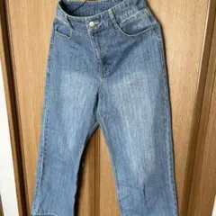 Kastane ハイウェストデニムパンツ　サイズ1 ブルー　きれいです★
