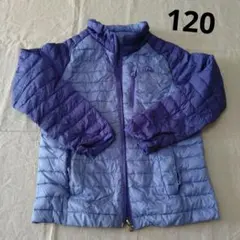 紫系L.L.Bean ライトダウンジャケット　6X/7(120-130)