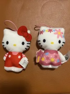 ハローキティ ぬいぐるみ 2体セット ハッピーセット ノーマル 妖精 50周年