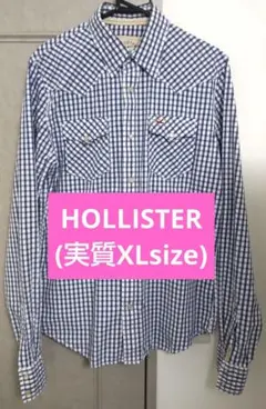 ホリスター　チェック柄シャツ(実質XL)のサムネイル