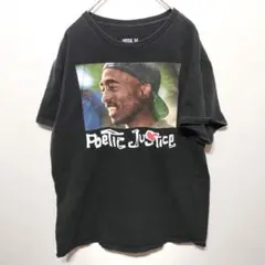 Poetic Justice プリントTシャツ 半袖 ブラック アメリカ