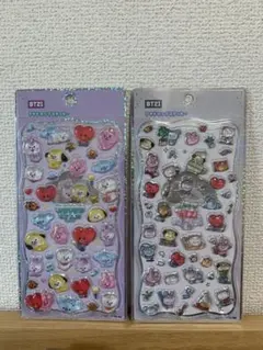 BT21 プチドロップステッカー 2種セットのサムネイル
