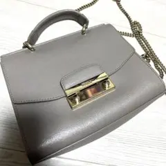値下げしました！美品　FURULAメトロポリス　PARIS購入　グレージュ