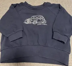 プティマイン100cm 車紺色トレーナー