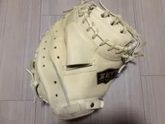 ZETT 軟式キャッチャーミット　クリーム色のサムネイル