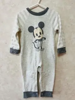 ディズニー　ミッキーマウス　ベビーロンパース 86cm 長袖