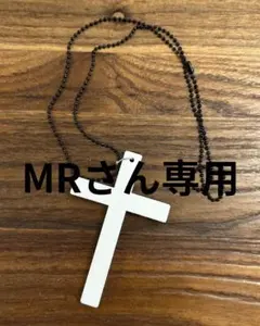 wego十字架ネックレス ブラックボールチェーンのサムネイル