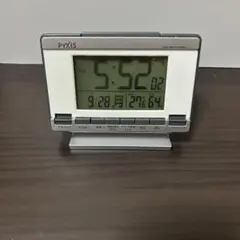 セイコー　PYXIS NR529S デジタル電波時計 目覚まし時計 電池付き