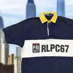 名作❗️90s vintage❗️RLPC67 P-93 ポロシャツ（紺）