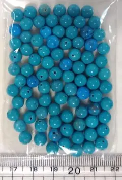 ターコイズ　ビーズ　匿名配送